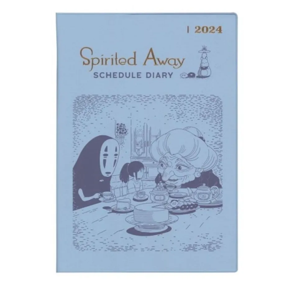 Maison Ghibli Schedule Diaries And Calendars-2024 Diary Tea Time - Spirited Away