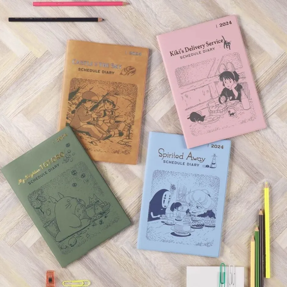 Maison Ghibli Schedule Diaries And Calendars-2024 Diary Tea Time - Spirited Away