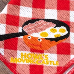 Maison Ghibli Kitchenware-2 Pcs Set Kitchen Towel Calcifer - Howl'S Moving Castle