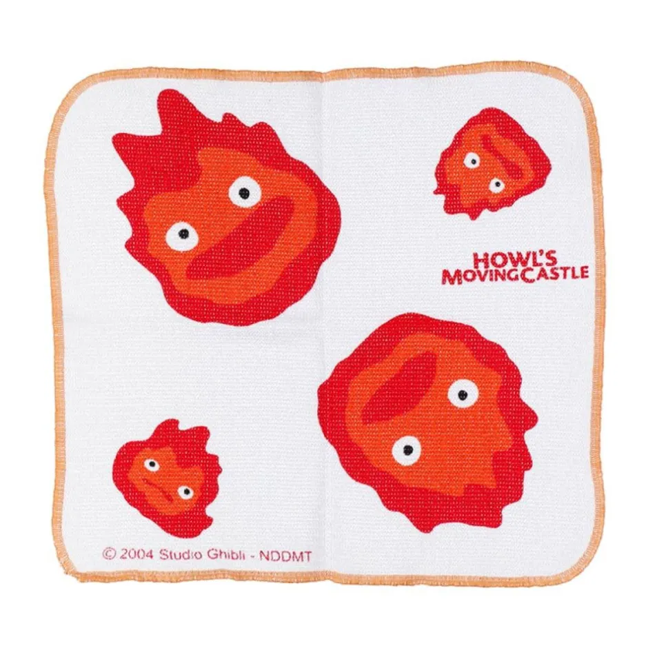 Maison Ghibli Kitchenware-2 Pcs Set Kitchen Towel Calcifer - Howl'S Moving Castle