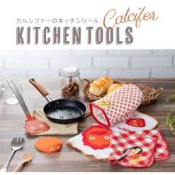 Maison Ghibli Kitchenware-2 Pcs Set Kitchen Towel Calcifer - Howl'S Moving Castle