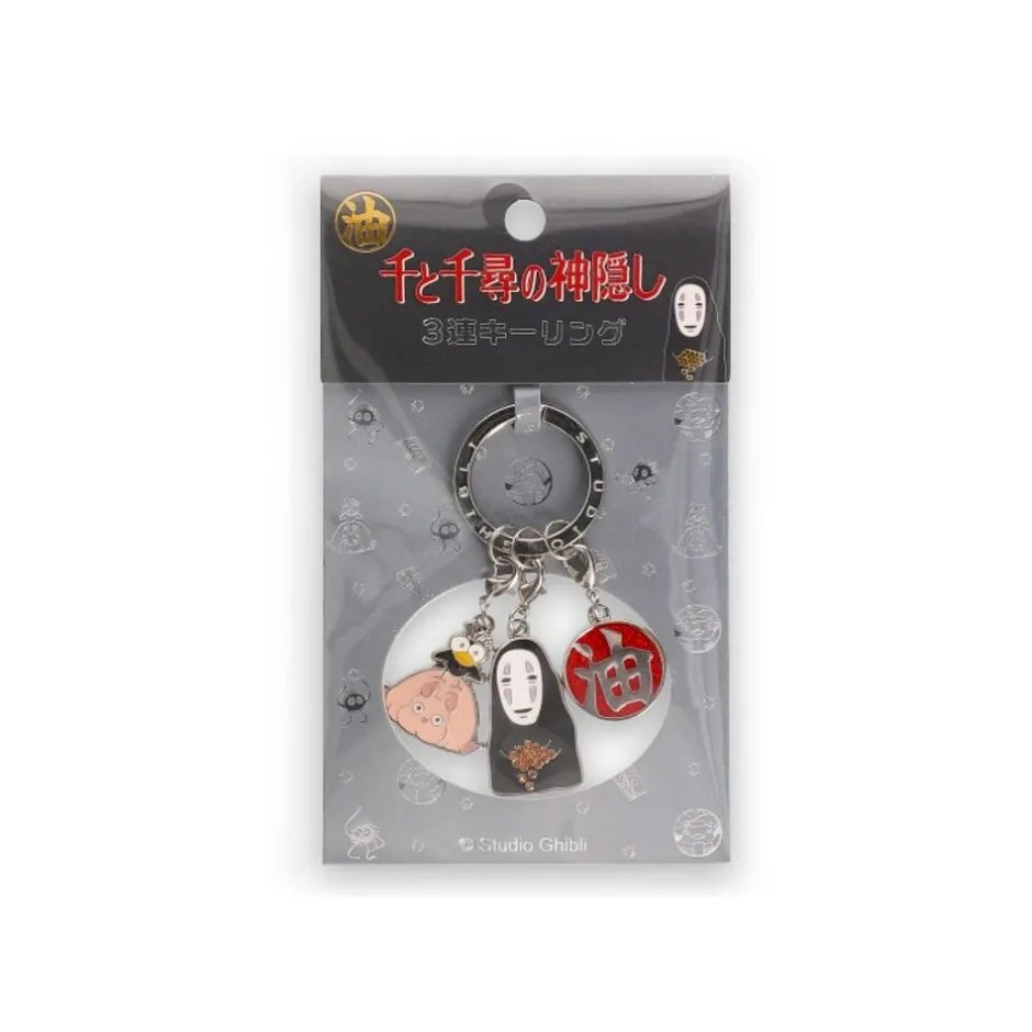 Maison Ghibli Keychains-3 Pieces Key Ring Arubaya - Spirited Away