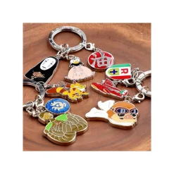 Maison Ghibli Keychains-3 Pieces Key Ring Marco - Porco Rosso