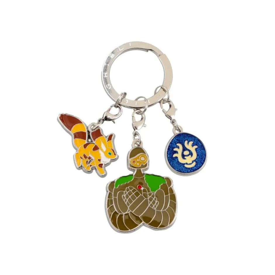 Maison Ghibli Keychains-3 Pieces Key Ring Robot Soldier - Castle In The Sky