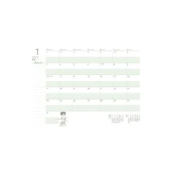 Maison Ghibli Schedule Diaries And Calendars-2022 Schedule Diary Faux Leather Totoro And Leaves - My Neighbor Toro
