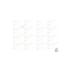 Maison Ghibli Schedule Diaries And Calendars-2022 Schedule Diary Faux Leather Totoro And Leaves - My Neighbor Toro