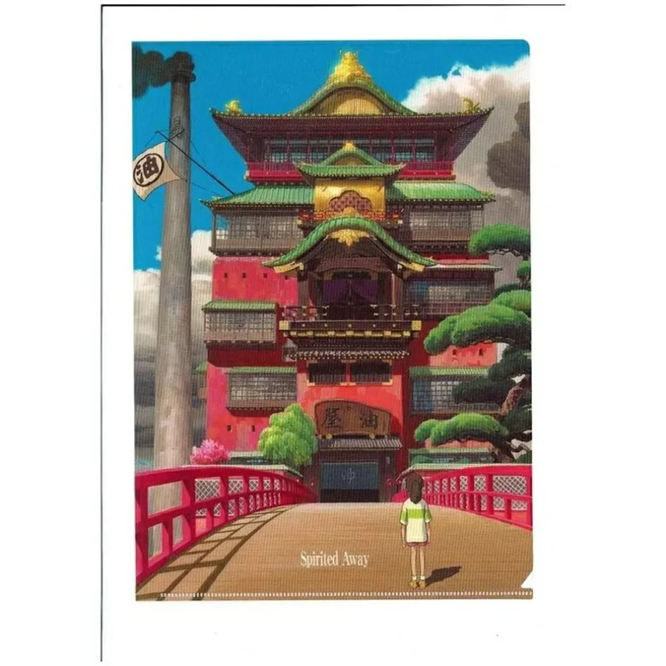 Maison Ghibli Storage-A4 Size Clear Folder Aburaya - Sprited Away