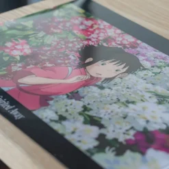 Maison Ghibli Storage-A4 Size Clear Folder Among The Flower - Sprited Away