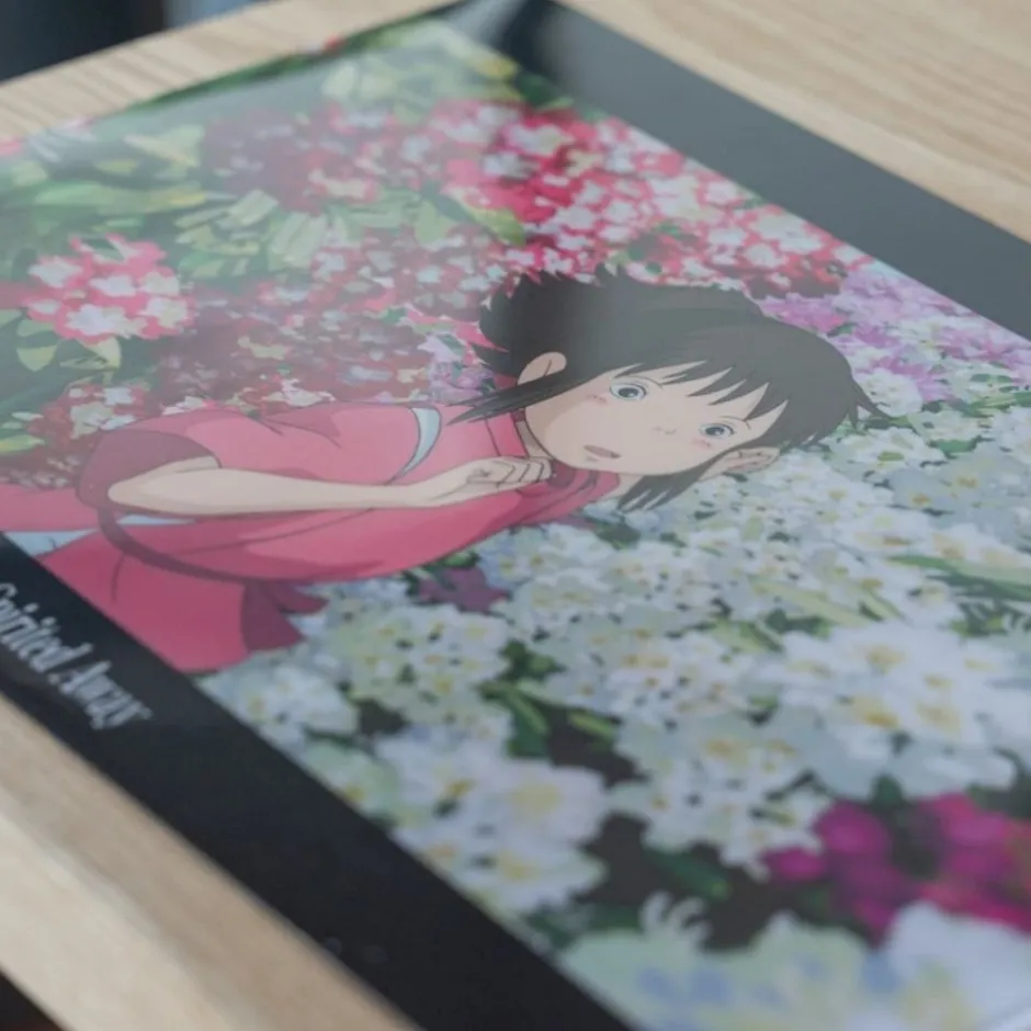 Maison Ghibli Storage-A4 Size Clear Folder Among The Flower - Sprited Away