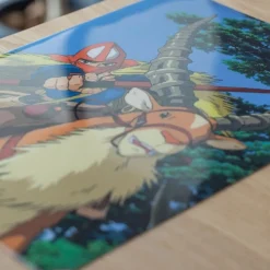 Maison Ghibli Storage-A4 Size Clear Folder Ashitaka And Yakul - Princesse Mononoke