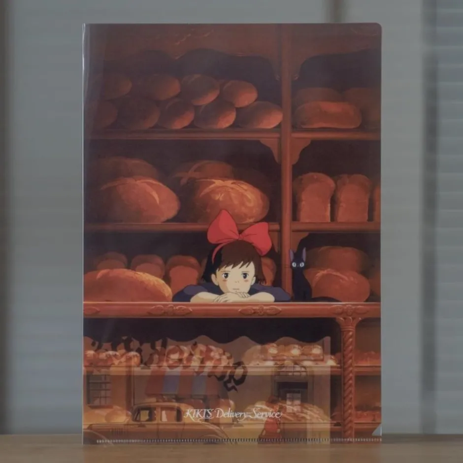 Maison Ghibli Storage-A4 Size Clear Folder Bakery - Kiki'S Delivery Service