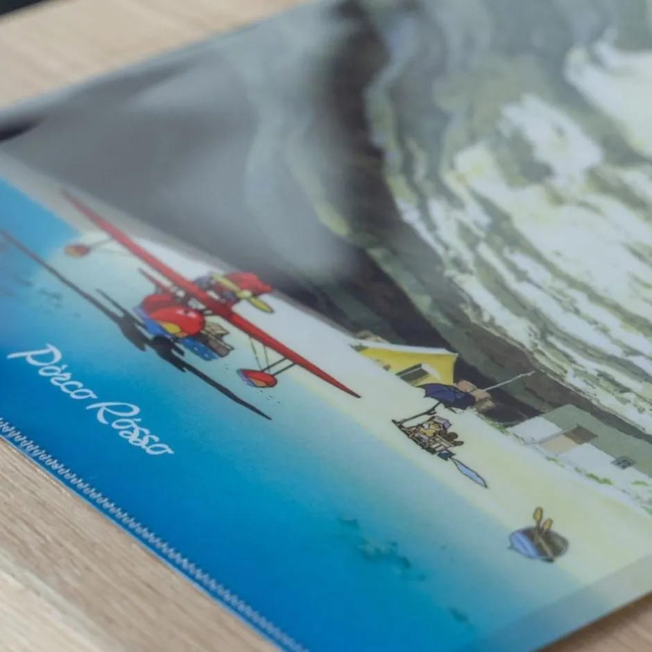 Maison Ghibli Storage-A4 Size Clear Folder Hiding Place Of Marco - Porco Rosso