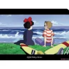 Maison Ghibli Storage-A4 Size Clear Folder Kiki & Tombo By The Sea - Kiki'S Delivery Servic
