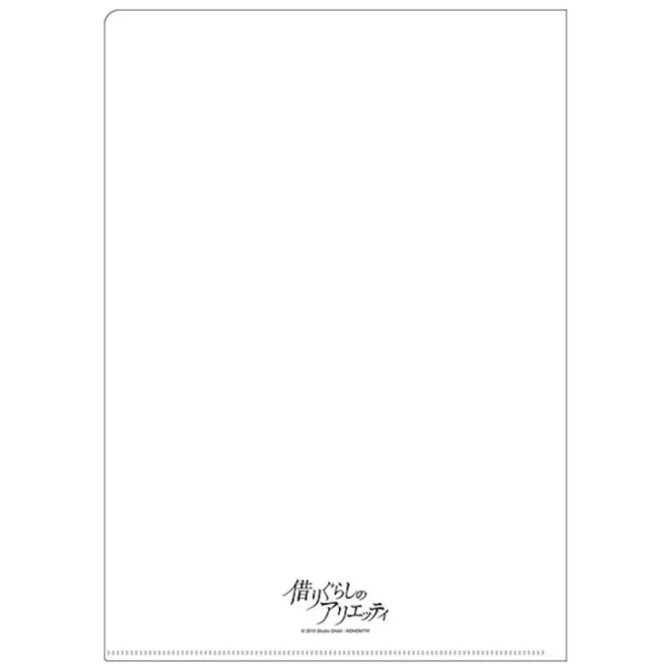 Maison Ghibli Storage-A4 Size Clear Folder Movie Poster - Arrietty