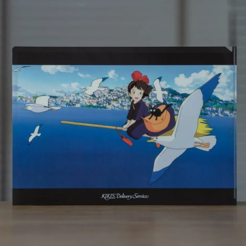 Maison Ghibli Storage-A4 Size Clear Folder On The Sea - Kiki'S Delivery Service