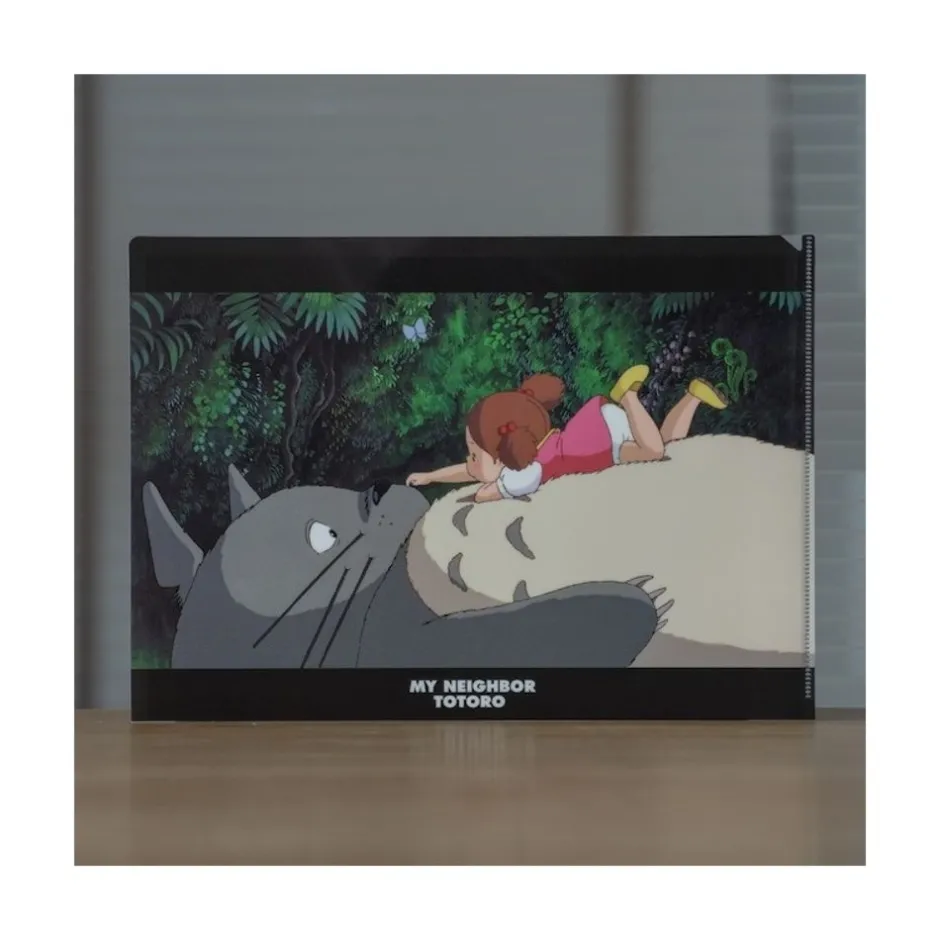 Maison Ghibli Storage-A4 Size Clear Folder On The Tummy - My Neighbour Totoro