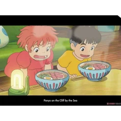 Maison Ghibli Storage-A4 Size Clear Folder Ponyo & Sosuke Ramen - Ponyo On The Cliff