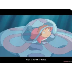 Maison Ghibli Storage-A4 Size Clear Folder Ponyo On Jellyfish - Ponyo On The Cliff