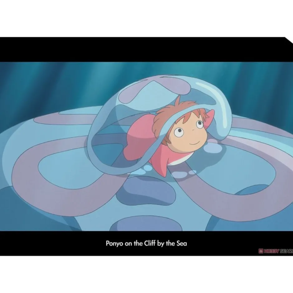 Maison Ghibli Storage-A4 Size Clear Folder Ponyo On Jellyfish - Ponyo On The Cliff