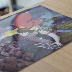 Maison Ghibli Storage-A4 Size Clear Folder Power Of Volucite Crystal - Castle In The Sky