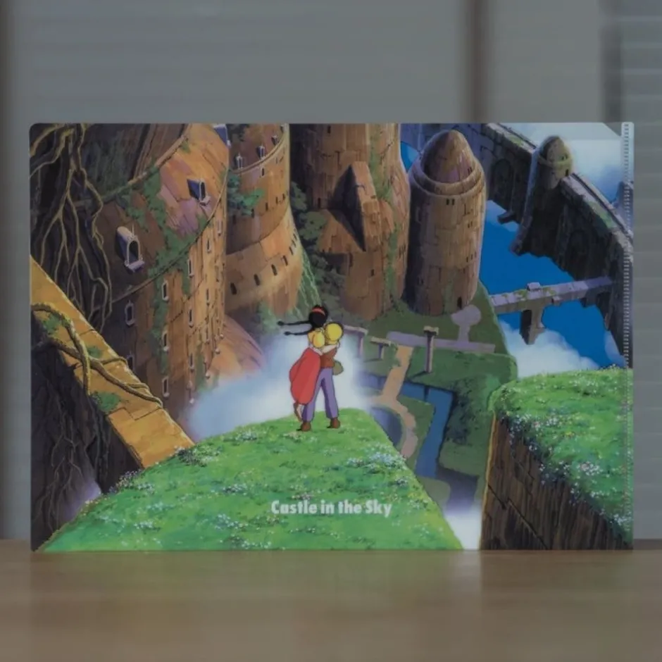 Maison Ghibli Storage-A4 Size Clear Folder Sky Garden - Castle In The Sky