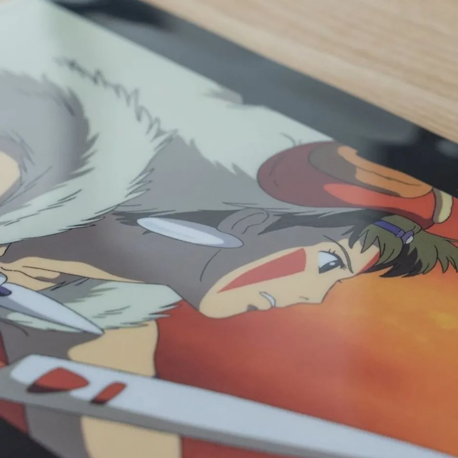 Maison Ghibli Storage-A4 Size Clear Folder The Fight - Princesse Mononoke