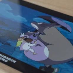 Maison Ghibli Storage-A4 Size Clear Folder Walk Of The Night Sky - My Neighbour Totoro