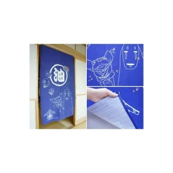Maison Ghibli Wall Decoration-Aburaya Blue Curtains - Spirited Away