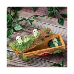 Maison Ghibli Jewellery Boxes-Accessory Case Kodama Having A Rest - Princess Mononoke