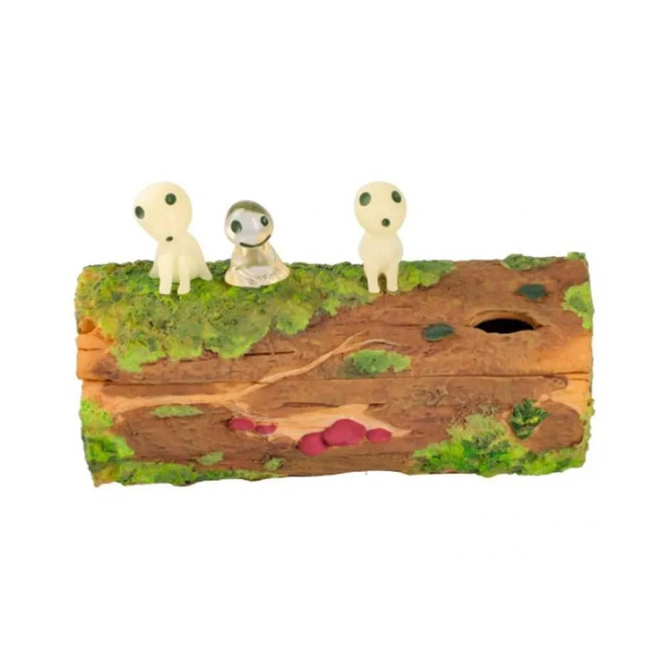 Maison Ghibli Jewellery Boxes-Accessory Case Kodama Having A Rest - Princess Mononoke