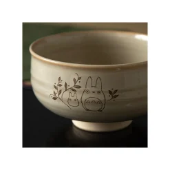 Maison Ghibli Kitchenware-Akahada-Yaki Matcha Tea Bowl & Whisk - My Neighbor Totoro