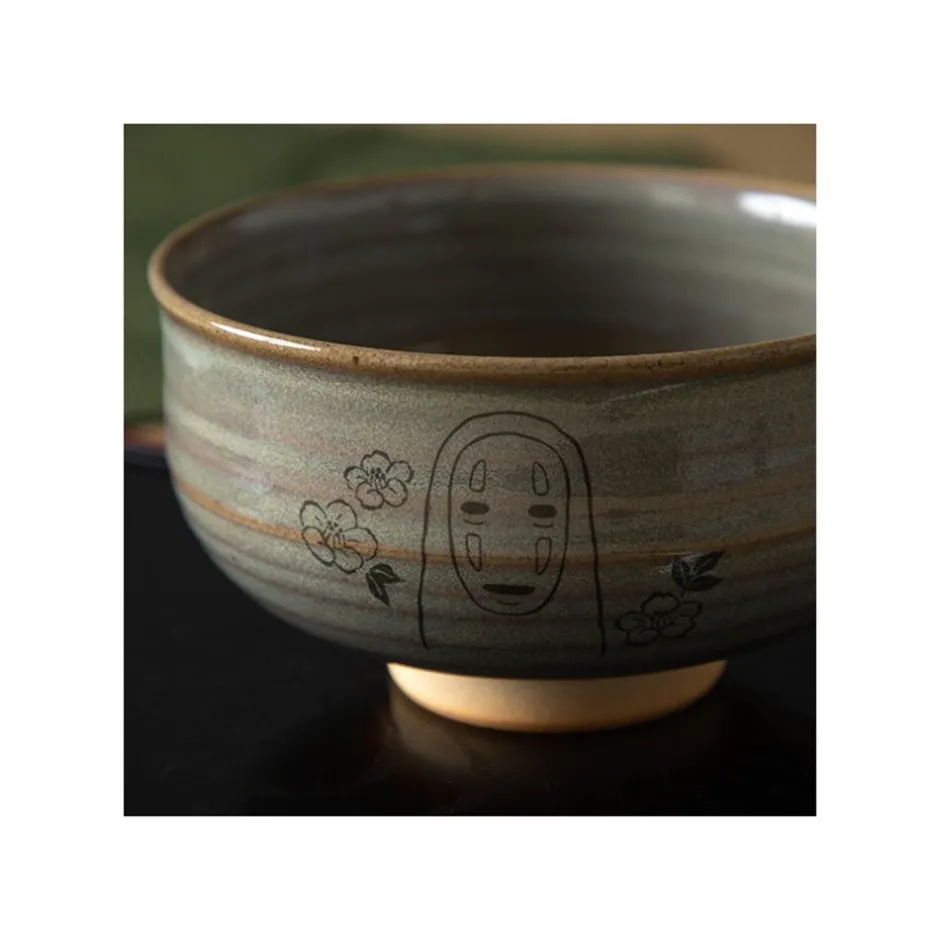 Maison Ghibli Kitchenware-Akahada-Yaki Matcha Tea Bowl - Spirited Away