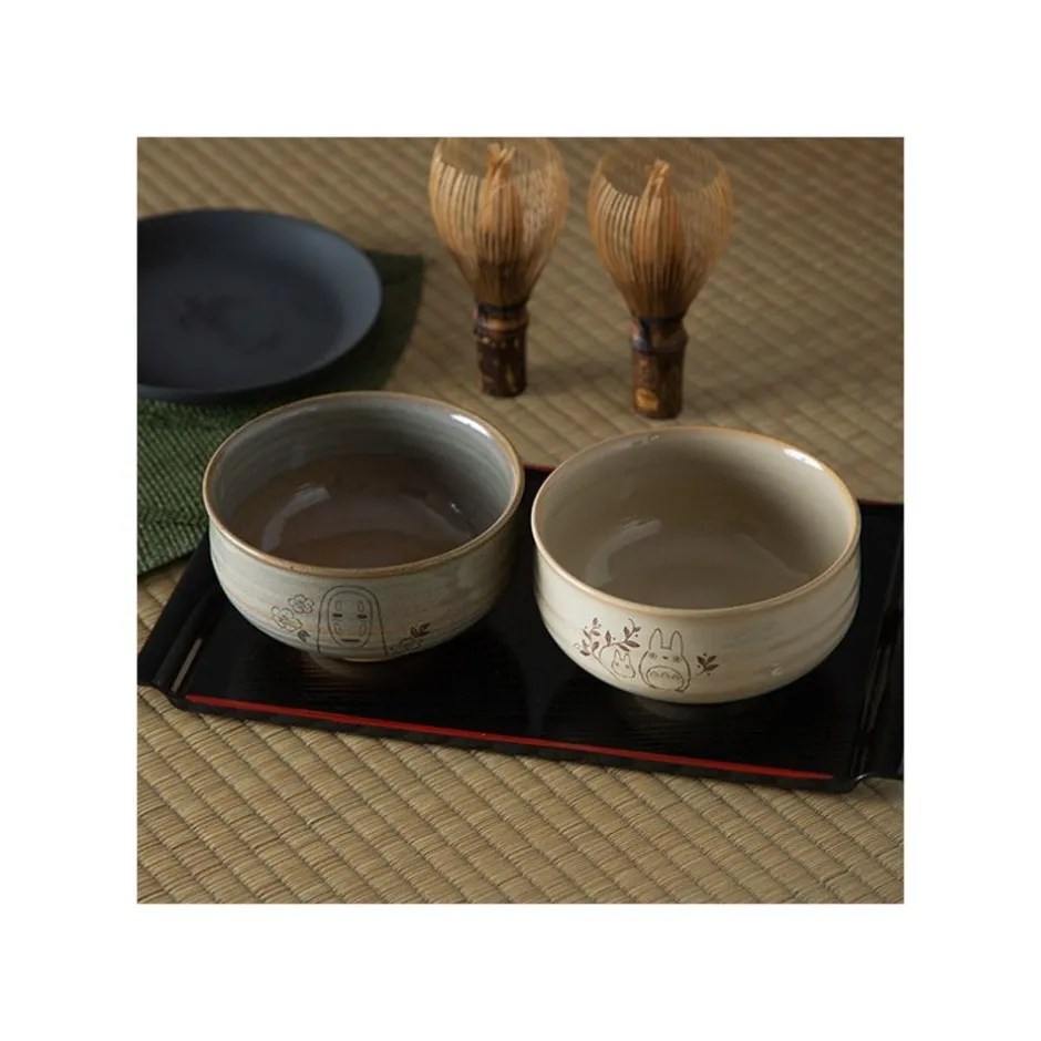 Maison Ghibli Kitchenware-Akahada-Yaki Matcha Tea Bowl - Spirited Away