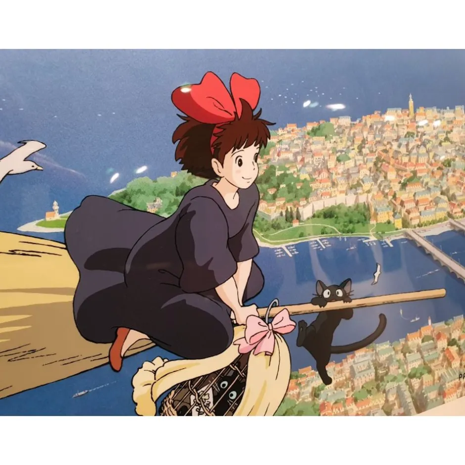 Maison Ghibli Cel Art - Studio Ghibli-Art Cel Kiki Delivers A Gift - Studio Ghibli