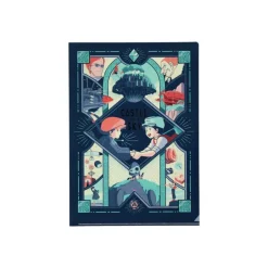Maison Ghibli Storage-Art Deco Clear Folder A4 - Castle In The Sky