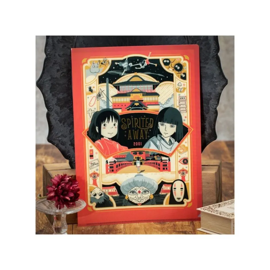 Maison Ghibli Storage-Art Deco Clear Folder A4 - Spirited Away