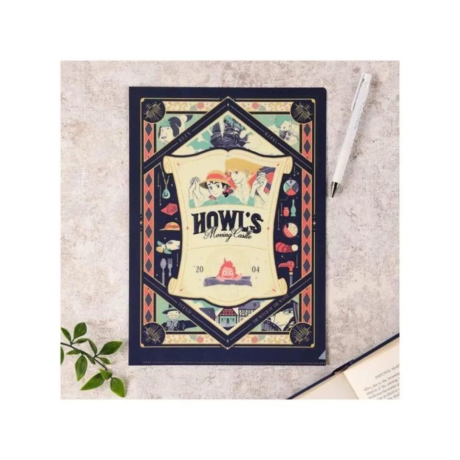 Maison Ghibli Storage-Art Deco Clear Folder A4 - Howl'S Moving Castle