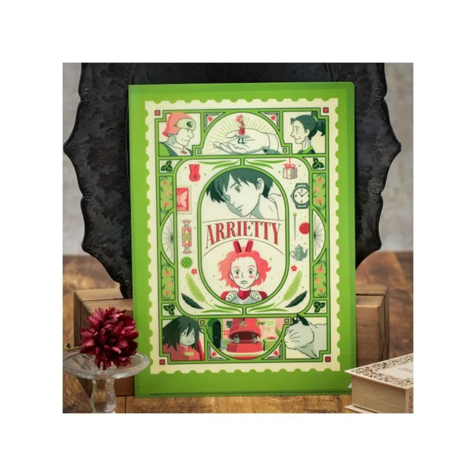 Maison Ghibli Storage-Art Deco Clear Folder A4 - Arrietty