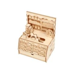 Maison Ghibli Arts And Crafts-Bakery Wooden Craft Kigumi - Kiki'S Delivery Service