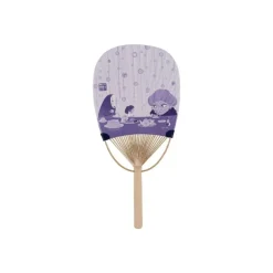 Maison Ghibli Accessories-Bamboo Fan Chihiro & No Face - Spirited Away