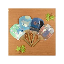 Maison Ghibli Accessories-Bamboo Fan Chihiro & No Face - Spirited Away