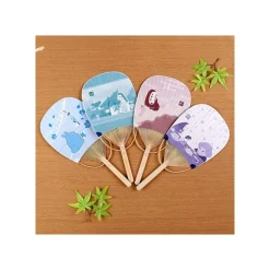 Maison Ghibli Accessories-Bamboo Fan Flying Totoro - My Neighbor Totoro