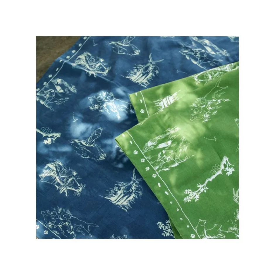 Maison Ghibli Outfits-Bandana Blue Living Together - Princess Mononoke