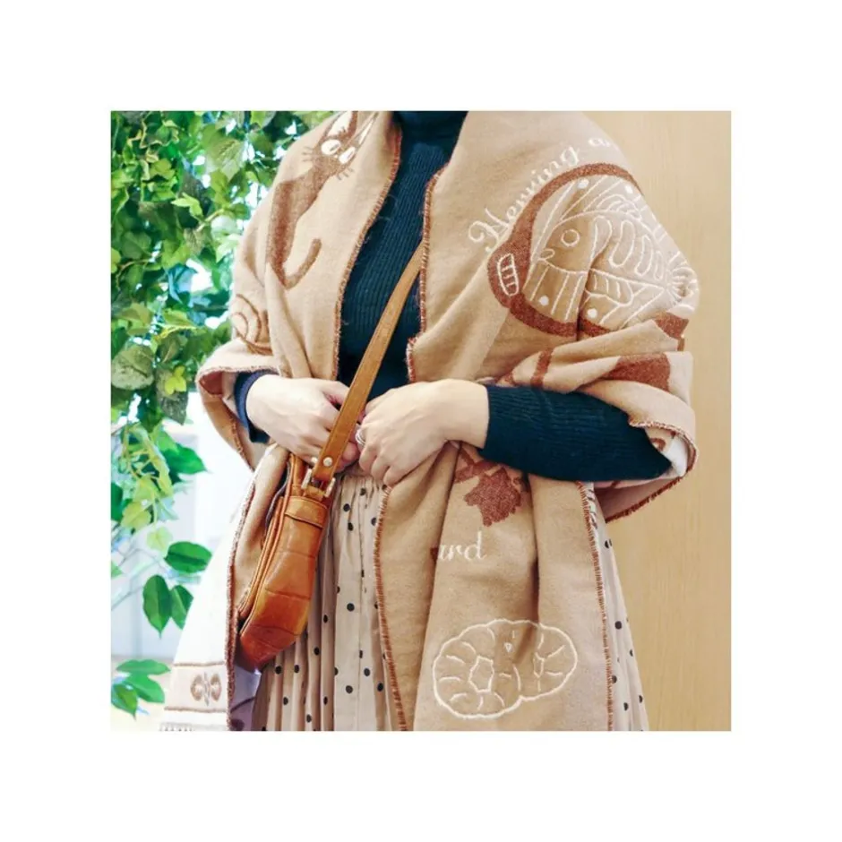 Maison Ghibli Outfits-Beige Stole Jiji - Kiki'S Delivery Service