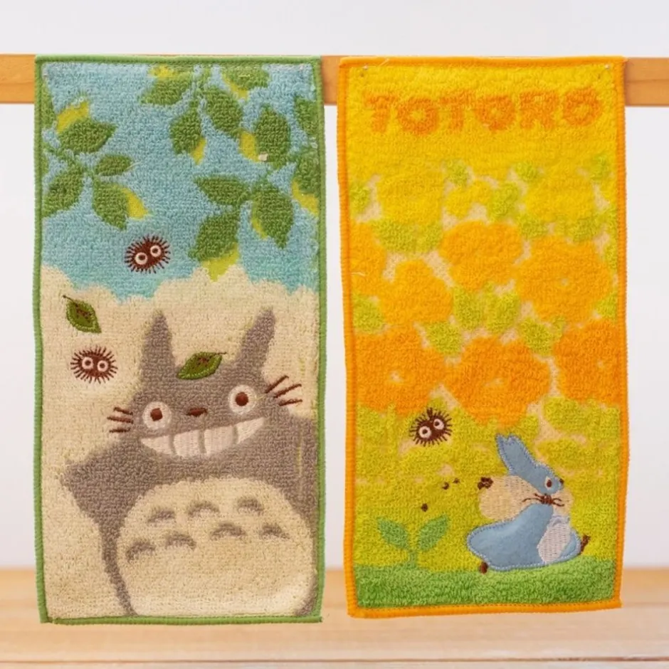 Maison Ghibli Household Linen-Big And Medium Totoro 2 Mini-Towels Pack 20 X 10 Cm - My Neighbor Tot