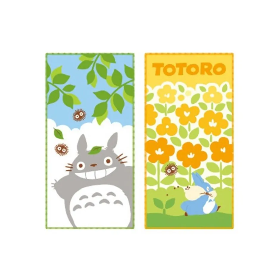 Maison Ghibli Household Linen-Big And Medium Totoro 2 Mini-Towels Pack 20 X 10 Cm - My Neighbor Tot