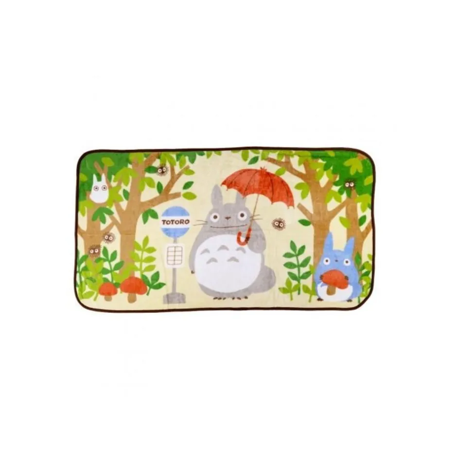 Maison Ghibli Household Linen-Blanket Totoro Bus Stop 80X150 Cm - My Neighbor Totoro