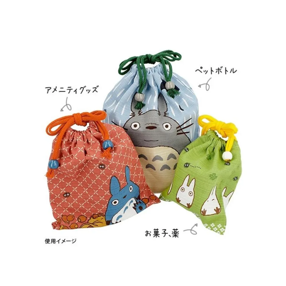 Maison Ghibli Bags-Blue Cloth Bag Big Totoro - My Neighbor Totoro