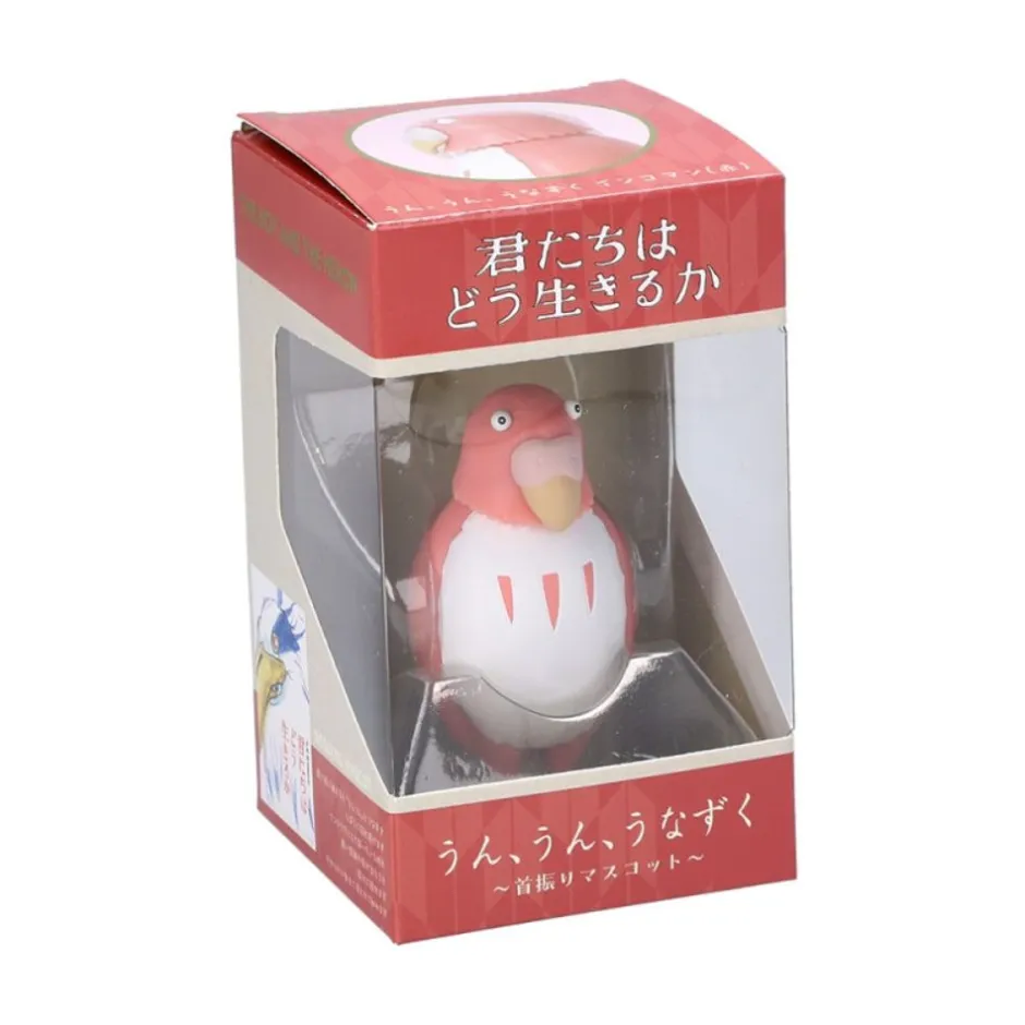 Maison Ghibli Toys-Bobble Head Figurine Red Parakeet - The Boy And The Heron