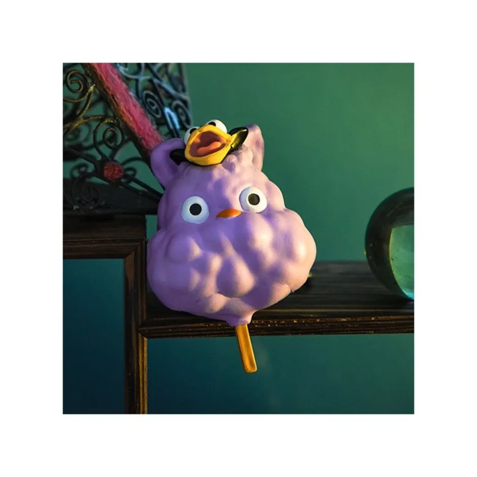 Maison Ghibli Keychains-Boh Mouse Cotton Candy Keychain - Spirited Away